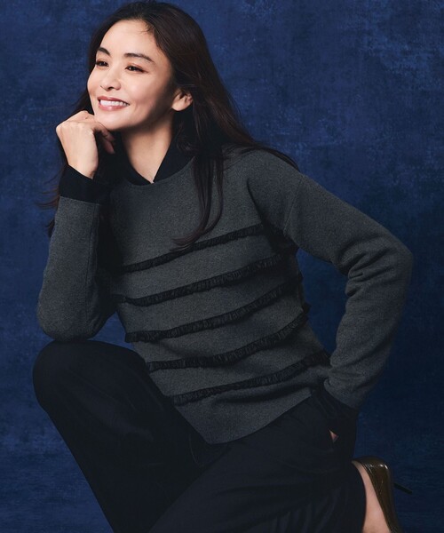 ウールミルドジャージー シャツ（シャツ/ブラウス）｜23区（ニジュウ