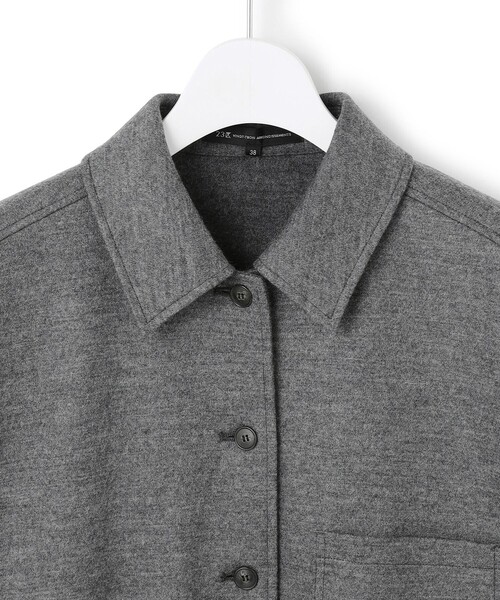 セール】ウールミルドジャージー シャツ（シャツ/ブラウス）｜23区 S