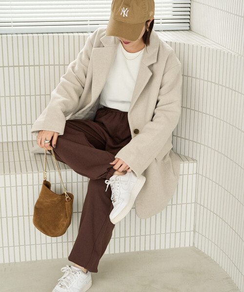 セール】限定展開 ダブルフェイス テーラード ジャケット コート