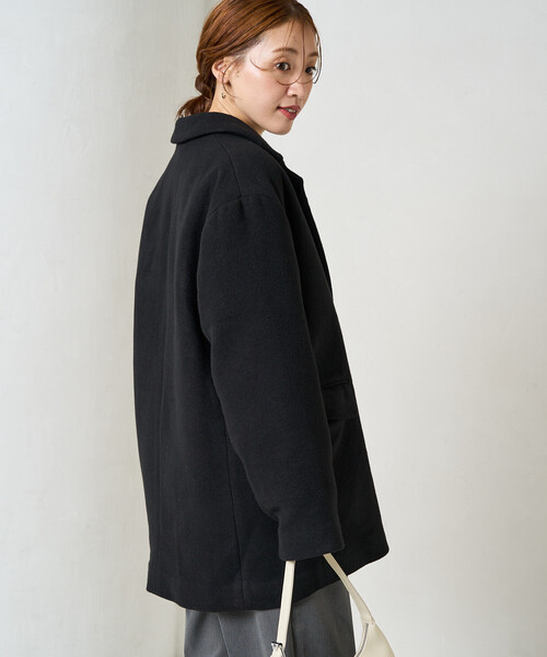 セール】限定展開 ダブルフェイス テーラード ジャケット コート