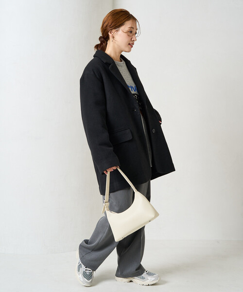 セール】限定展開 ダブルフェイス テーラード ジャケット コート