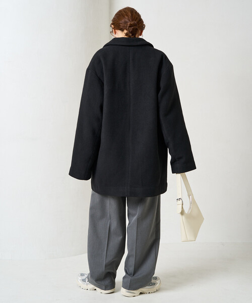 セール】限定展開 ダブルフェイス テーラード ジャケット コート
