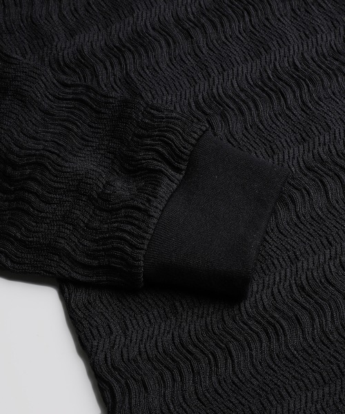 BALLAST ARK（バラストアーク）の「BALLAST ARK / バラストアーク：Russel L/S Tee：BA12-CS01[AST]（Tシャツ/カットソー・メンズ・ブラック/ホワイト系その他・L/M）」の6枚目の写真