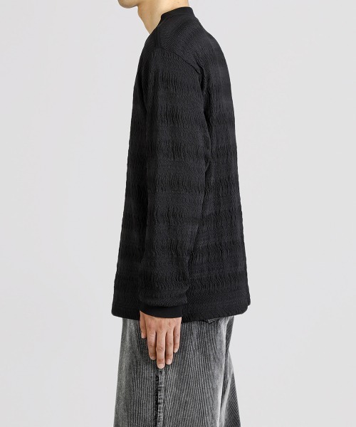 BALLAST ARK（バラストアーク）の「BALLAST ARK / バラストアーク：Russel L/S Tee：BA12-CS01[AST]（Tシャツ/カットソー・メンズ・ブラック/ホワイト系その他・L/M）」の11枚目の写真