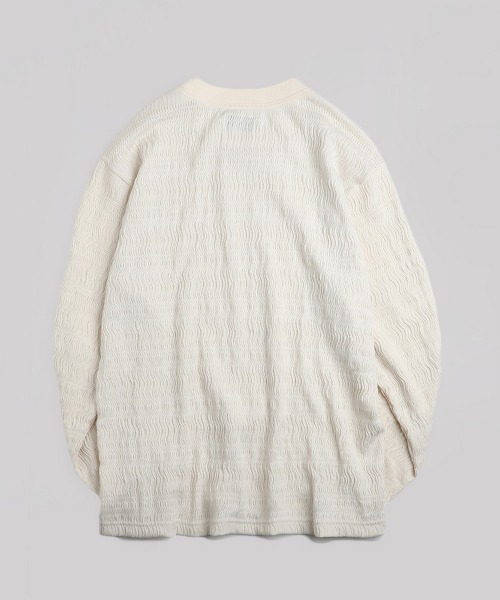 BALLAST ARK（バラストアーク）の「BALLAST ARK / バラストアーク：Russel L/S Tee：BA12-CS01[AST]（Tシャツ/カットソー・メンズ・ブラック/ホワイト系その他・L/M）」の16枚目の写真