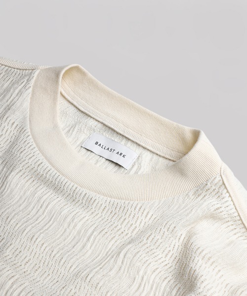 BALLAST ARK（バラストアーク）の「BALLAST ARK / バラストアーク：Russel L/S Tee：BA12-CS01[AST]（Tシャツ/カットソー・メンズ・ブラック/ホワイト系その他・L/M）」の17枚目の写真