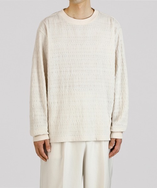 BALLAST ARK（バラストアーク）の「BALLAST ARK / バラストアーク：Russel L/S Tee：BA12-CS01[AST]（Tシャツ/カットソー・メンズ・ブラック/ホワイト系その他・L/M）」の22枚目の写真