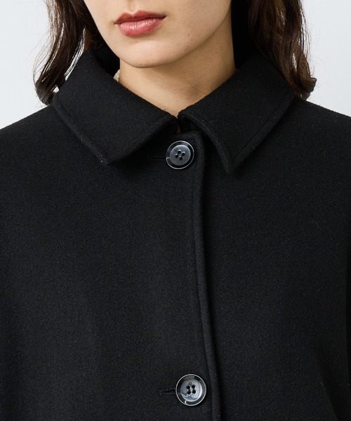 NOMINE（ノミネ）の「【NOMINE】袖キルティングステンカラーコート（ステンカラーコート・レディース・カーキ/ブラック/キャメル・フリー）」の18枚目の写真