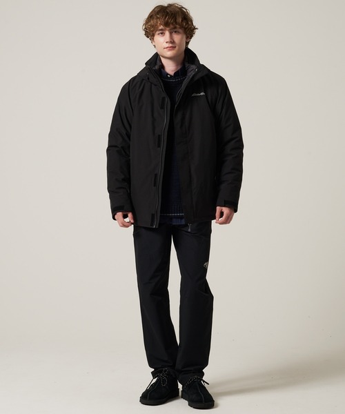 Eddie Bauer（エディーバウアー）の「パウダーサーチ 3in1 ジャケット（マウンテンパーカー・メンズ・ブラック/グレー・XXL/XL/L/M/S）」の4枚目の写真