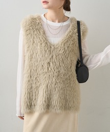 PUAL CE CIN | シャギーニットベスト(ベスト)