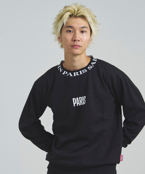 セール】PSG_テックフリース・ジャガード.クルーネック（スウェット