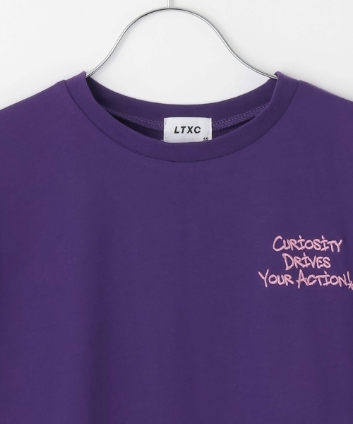 LOVETOXIC(ラブトキシック)の「【LTXC/速乾】ルーズTシャツレイヤードセット(アンサンブル・キッズ・ブラック/オフホワイト/パープル・130cm/S:140cm/M:150cm/L:160cm)」の18枚目の写真