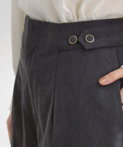 grove（グローブ）の「コーデュロイワイドパンツ（その他パンツ・レディース・チャコールグレー/こしょう色系・02/03/01/04/05）」の14枚目の写真
