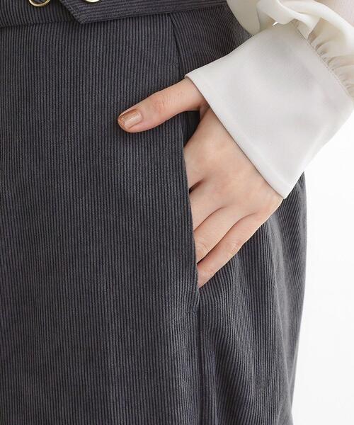grove（グローブ）の「コーデュロイワイドパンツ（その他パンツ・レディース・チャコールグレー/こしょう色系・02/03/01/04/05）」の16枚目の写真