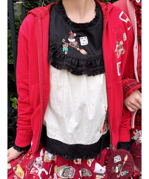 セール】TWINS CHESHIRE刺繍パーカー（パーカー）｜PINK HOUSE（ピンク