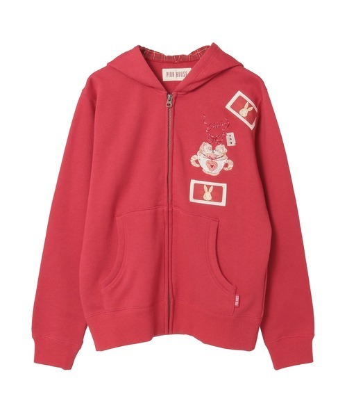 セール】TWINS CHESHIRE刺繍パーカー（パーカー）｜PINK HOUSE（ピンク