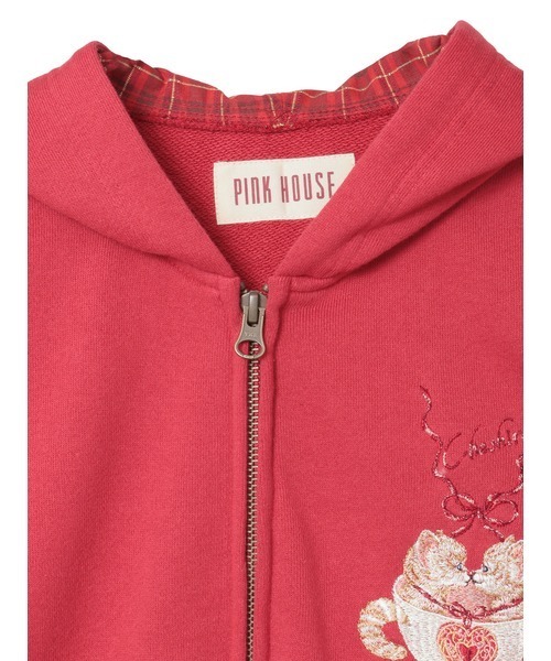 PINK HOUSE（ピンクハウス）の「TWINS CHESHIRE刺繍パーカー（パーカー