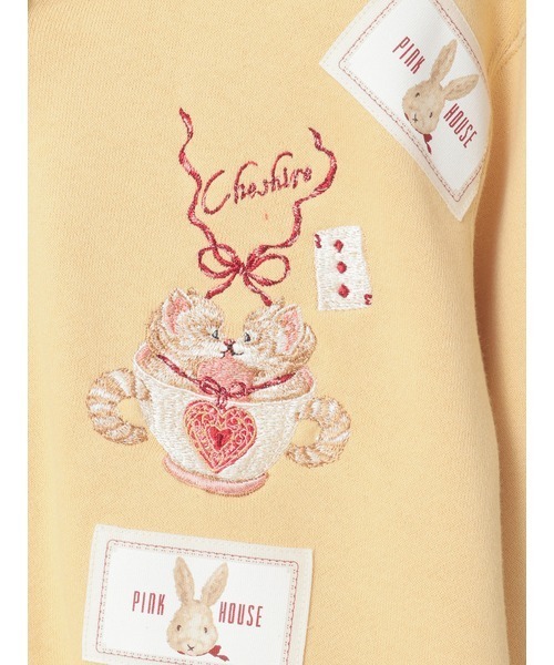 セール】TWINS CHESHIRE刺繍パーカー（パーカー）｜PINK HOUSE（ピンク
