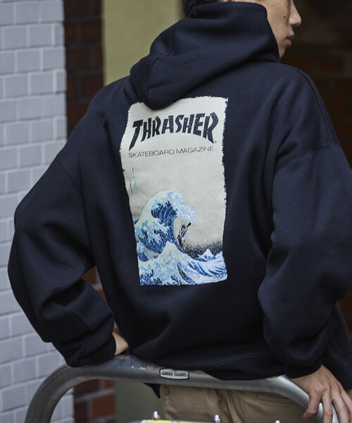 セール】限定展開 THRASHER×FREAK'S STORE 別注 ビッグシルエット