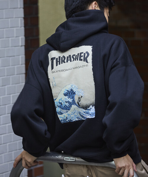 セール】限定展開 THRASHER×FREAK'S STORE 別注 ビッグシルエット