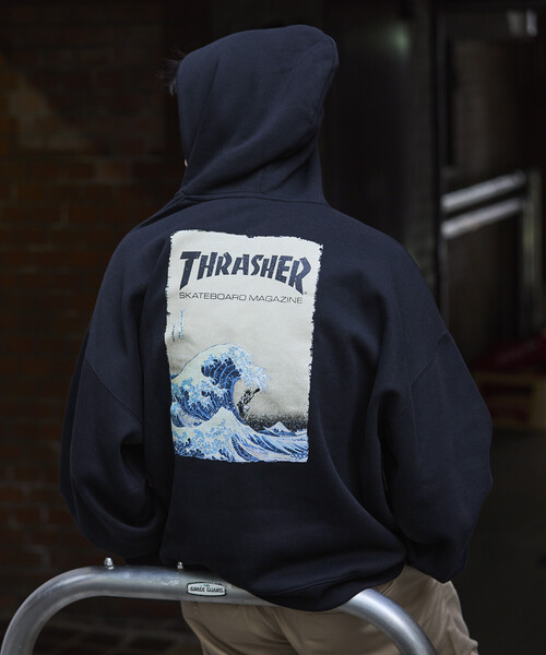 セール】限定展開 THRASHER×FREAK'S STORE 別注 ビッグシルエット