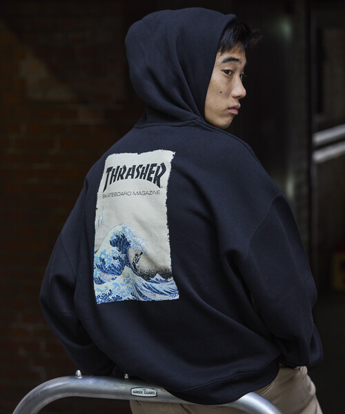 セール】限定展開 THRASHER×FREAK'S STORE 別注 ビッグシルエット