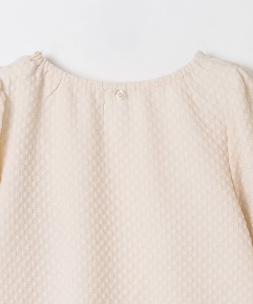 ever closet(エバークローゼット)の「裾フリルワンピース(ワンピース・キッズ・ライトベージュ/ブラック・110cm/100cm/140cm/130cm/120cm/90cm)」の6枚目の写真