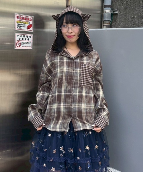 ✨極美品✨キャンディストリッパー ポロシャツ XL チェック柄 ユニセックス 青 ✨極美品✨キャンディストリッパー ポロシャツ XL チェック柄 ユニ