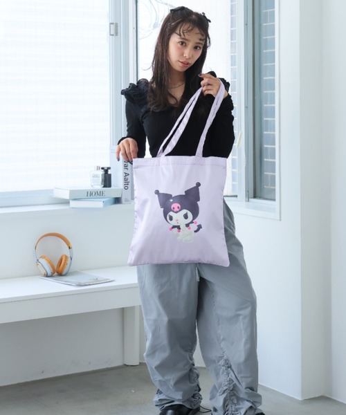 sanrio(サンリオ)の「サンリオ サテントート(トートバッグ・レディース・ピンク/ライトパープル/ライトピンク/スカイブルー・FREE)」の13枚目の写真