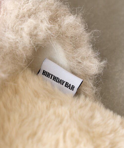 BIRTHDAY BAR（バースデイバー）の「ボアルームシューズ（ルームシューズ/スリッパ・レディース・アイボリー/ブルー・0）」の14枚目の写真