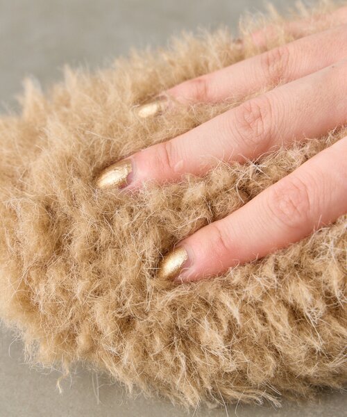 BIRTHDAY BAR（バースデイバー）の「ボアルームシューズ（ルームシューズ/スリッパ・レディース・アイボリー/ブルー・0）」の5枚目の写真