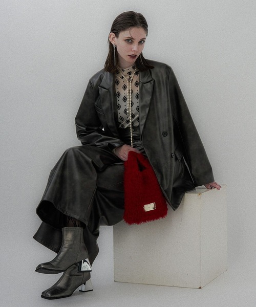 HARE 合皮レザージャケット グレー 楽天市場】【SALE／20%OFF】【SET UP対応】ウォッシュフェイクレザー