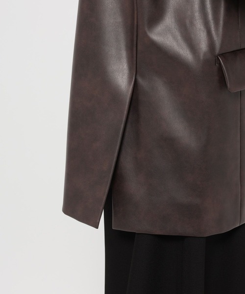 HARE 合皮レザージャケット グレー 楽天市場】【SALE／20%OFF】【SET UP対応】ウォッシュフェイクレザー