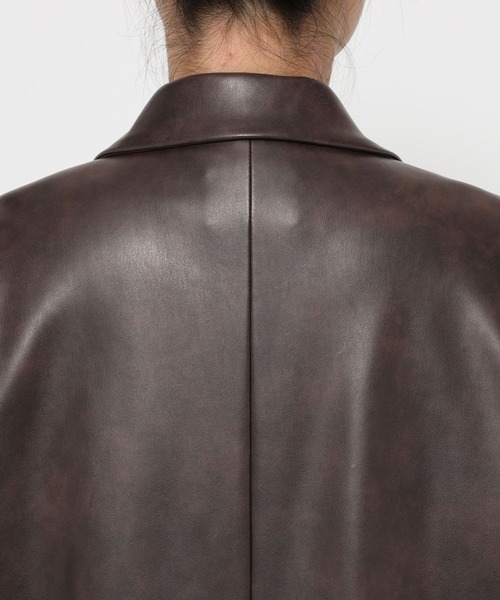 ムラカコウフェイクレザージャケット(HARE)（テーラードジャケット