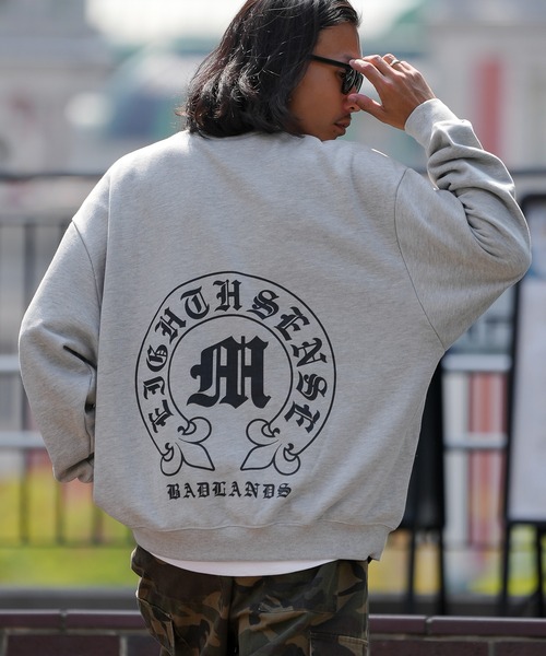 セール】【SIDEWAY STANCE】ロゴ プリント スウェット トレーナー