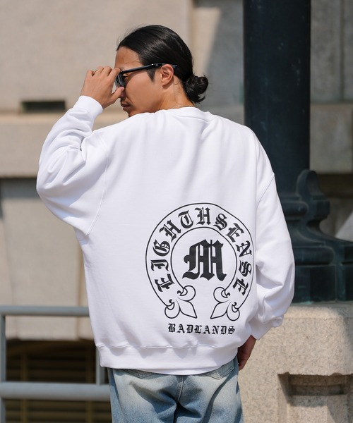 セール】【SIDEWAY STANCE】ロゴ プリント スウェット トレーナー