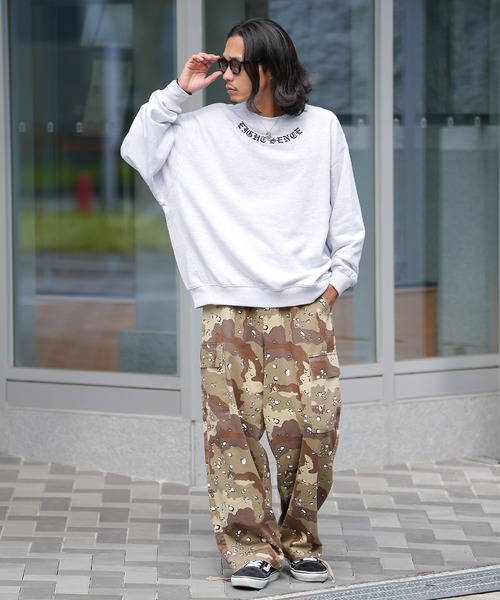 SIDEWAY STANCE(サイドウェイスタンス)の「【SIDEWAY STANCE】ロゴ プリント スウェット トレーナー(スウェット・メンズ・ホワイト系/ホワイト/ブラック/ブラック系/ライトグレー系/グレー・LARGE/MEDIUM/SMALL/X-LARGE)」の19枚目の写真