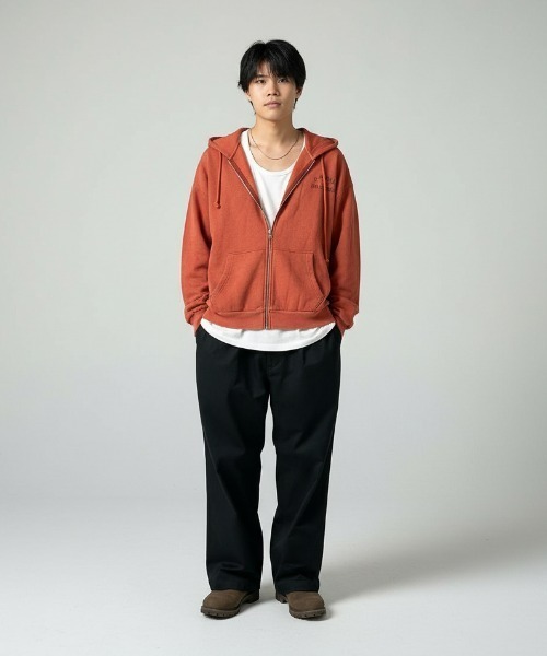 Levi's(リーバイス)の「Levi's(リーバイス)【メンズ】ジップパーカー(スウェット・メンズ・レッド・S/L/M)」の2枚目の写真