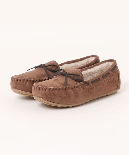 GAP（ギャップ）の「【GAP】ギャップ　内ボアモカシンシューズ　GPL82557（モカシン/デッキシューズ・レディース・ブラウン/ブラック・24.0cm/25.0cm/23.0cm）」の2枚目の写真