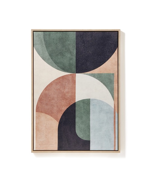 ジオメトリック アートボード グリーン（ポスター/アート