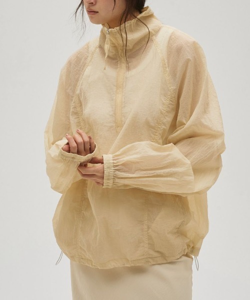 TODAYFUL（トゥデイフル）の「【TODAYFUL/トゥデイフル】Nylon Ripstop Blouson/ナイロンリップストップブルゾン（ブルゾン・レディース・インディゴブルー/キナリ/セージグリーン・38/36）」の2枚目の写真