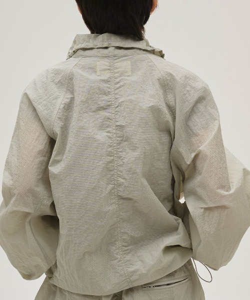 TODAYFUL（トゥデイフル）の「【TODAYFUL/トゥデイフル】Nylon Ripstop Blouson/ナイロンリップストップブルゾン（ブルゾン・レディース・インディゴブルー/キナリ/セージグリーン・38/36）」の7枚目の写真