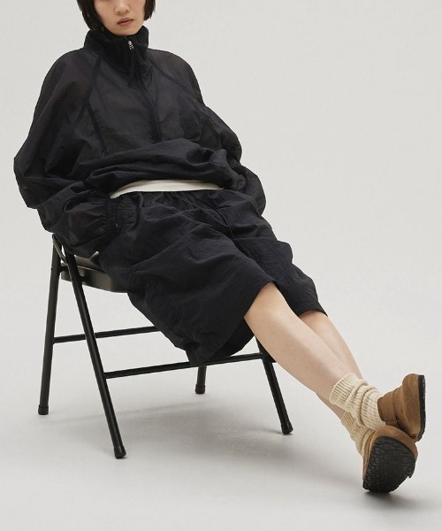 TODAYFUL（トゥデイフル）の「【TODAYFUL/トゥデイフル】Nylon Ripstop Blouson/ナイロンリップストップブルゾン（ブルゾン・レディース・インディゴブルー/キナリ/セージグリーン・38/36）」の5枚目の写真