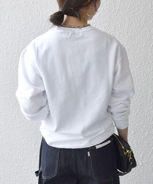 SHIPS any（シップス エニィ）の「The BOOK STORE:〈洗濯機可能〉タイガー プリント 裏起毛 スウェット（Tシャツ/カットソー・レディース・ホワイト/ライトグレー・ONE SIZE）」の20枚目の写真