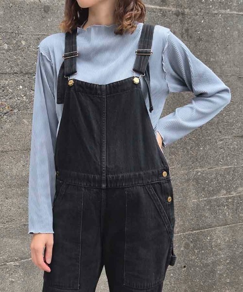 Bleu Bleuet(ブルーブルーエ)の「カットプリーツメローボトルネックプルオーバー(その他トップス・レディース・ブラック/グレー系/ブルー・FREE)」の20枚目の写真