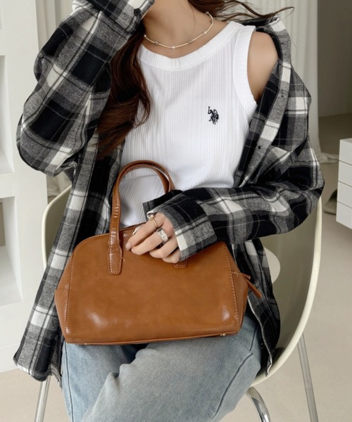 U.S. POLO ASSN.（ユーエスポロアッスン）の「【U.S. POLO ASSN.】リブ タンクトップ（タンクトップ・レディース・ブラック/オフホワイト/ネイビー・L/M）」の4枚目の写真