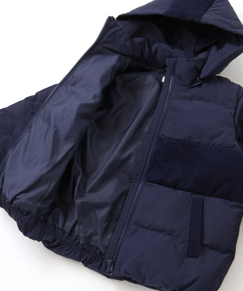 WASK（ワスク）の「袖ライン中綿ジャケット(100~160cm)（ダウンジャケット/コート・キッズ・ネイビー/ブラック・130cm/160cm/140cm/150cm）」の10枚目の写真