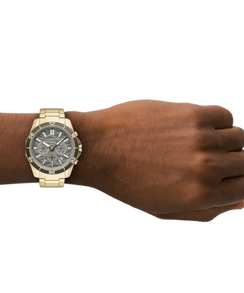 ARMANI EXCHANGE(アルマーニエクスチェンジ)の「アルマーニ・エクスチェンジ 腕時計 メンズ アナログ ステンレス AX1970(アナログ腕時計・メンズ・ゴールド・FREE)」の2枚目の写真