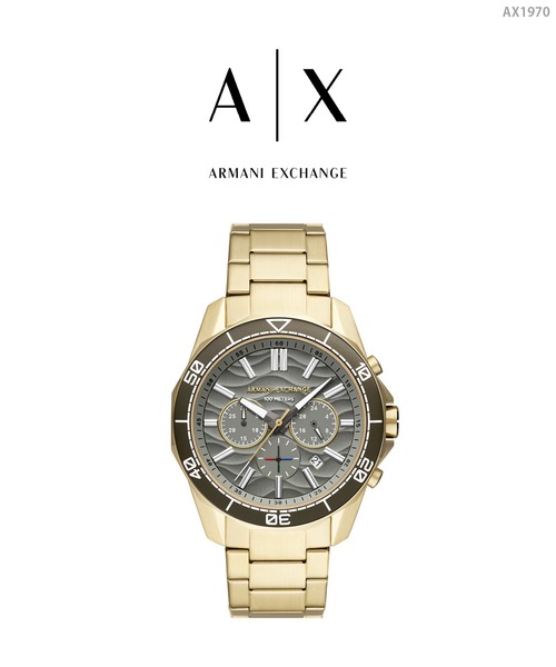 ARMANI EXCHANGE(アルマーニエクスチェンジ)の「アルマーニ・エクスチェンジ 腕時計 メンズ アナログ ステンレス AX1970(アナログ腕時計・メンズ・ゴールド・FREE)」の11枚目の写真
