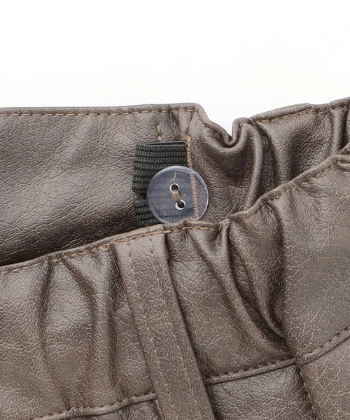 LOVETOXIC（ラブトキシック）の「【LTXC】合皮プリーツスカート（スカート・キッズ・ブラック/ブラウン・L:160cm/130cm/M:150cm/S:140cm）」の10枚目の写真